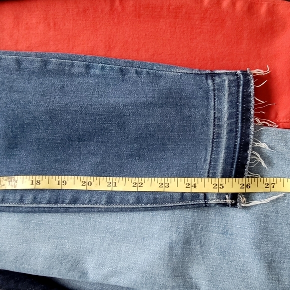 NWT Paige Verdugo Crop Skinny Jeans 29 Leyna Distressed Raw Hem - Picture 6 of 12